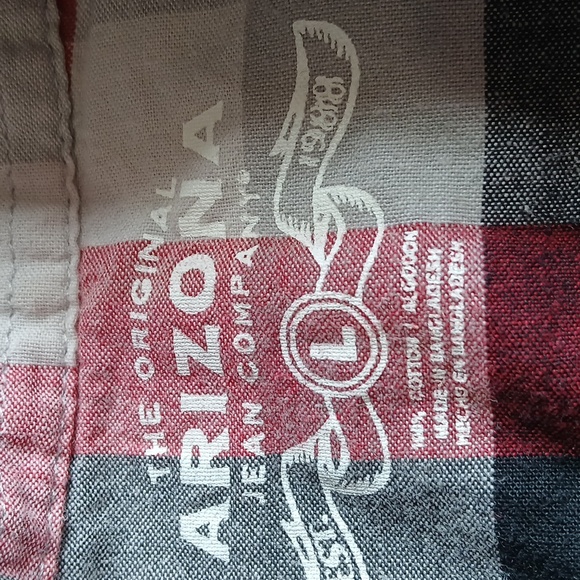 Arizona Jean Company Blue & Green Plaid Short-Sleeve Button-Up Shirt - Boys - Picture 6 of 16